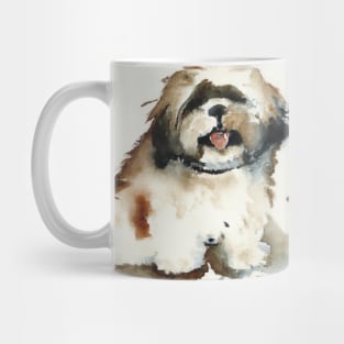 Lhasa Apso Watercolor - Dog Lover Gifts Mug